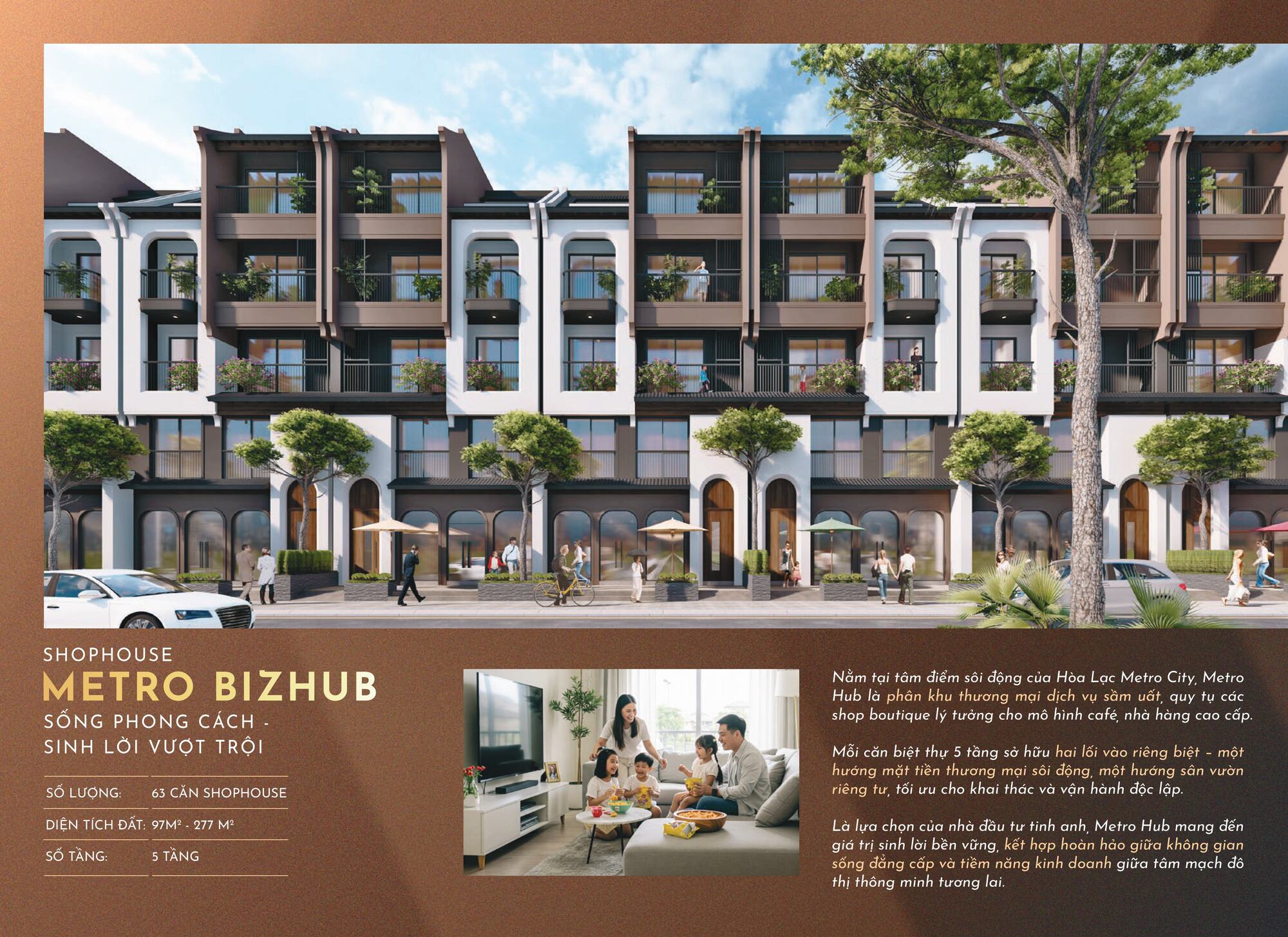 Phối cảnh Shophouse Hòa Long Nammon Square